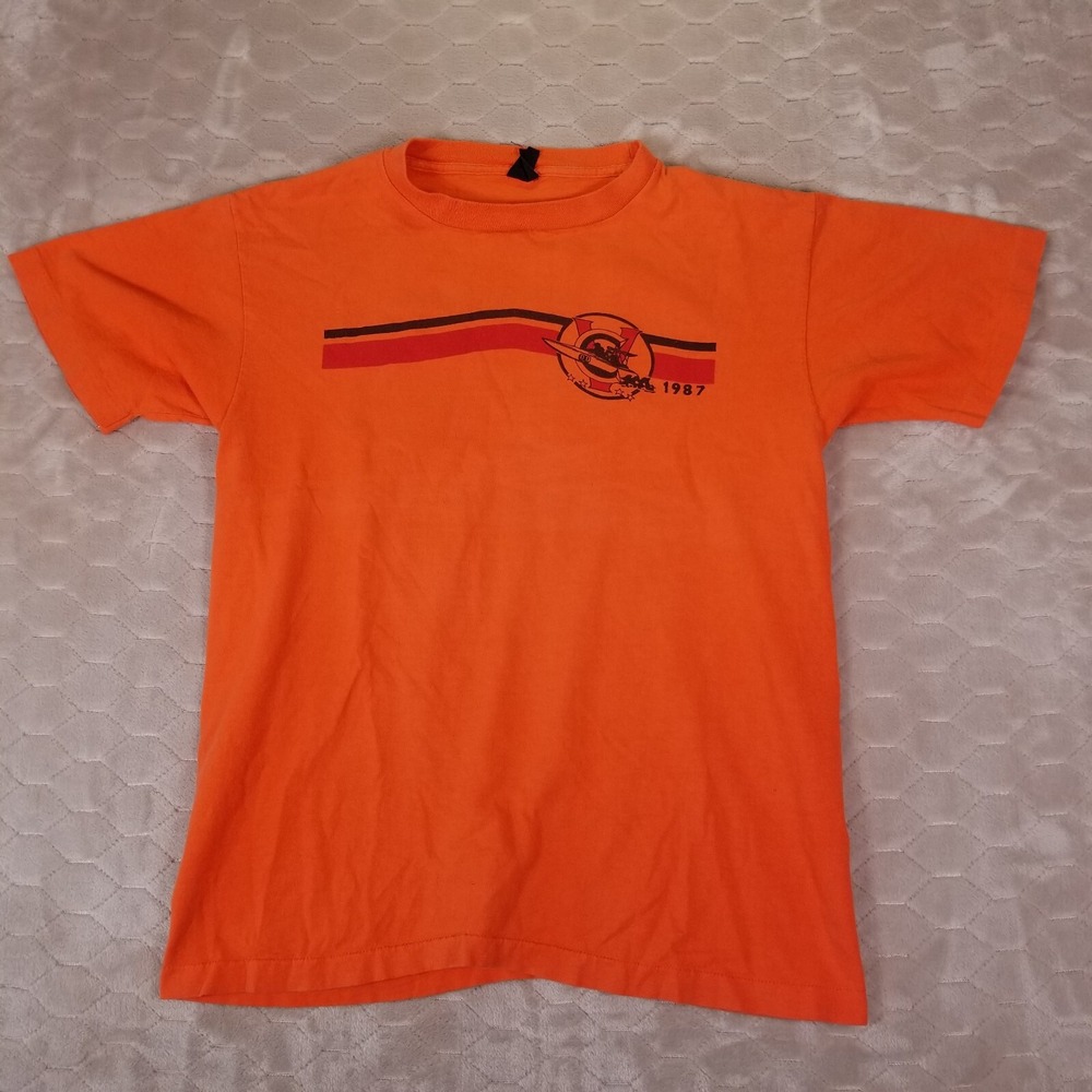 VTG 80s 1987 CVDBA Summer Showdown Top Fuel Boat Racing Shirt - Sz S/M